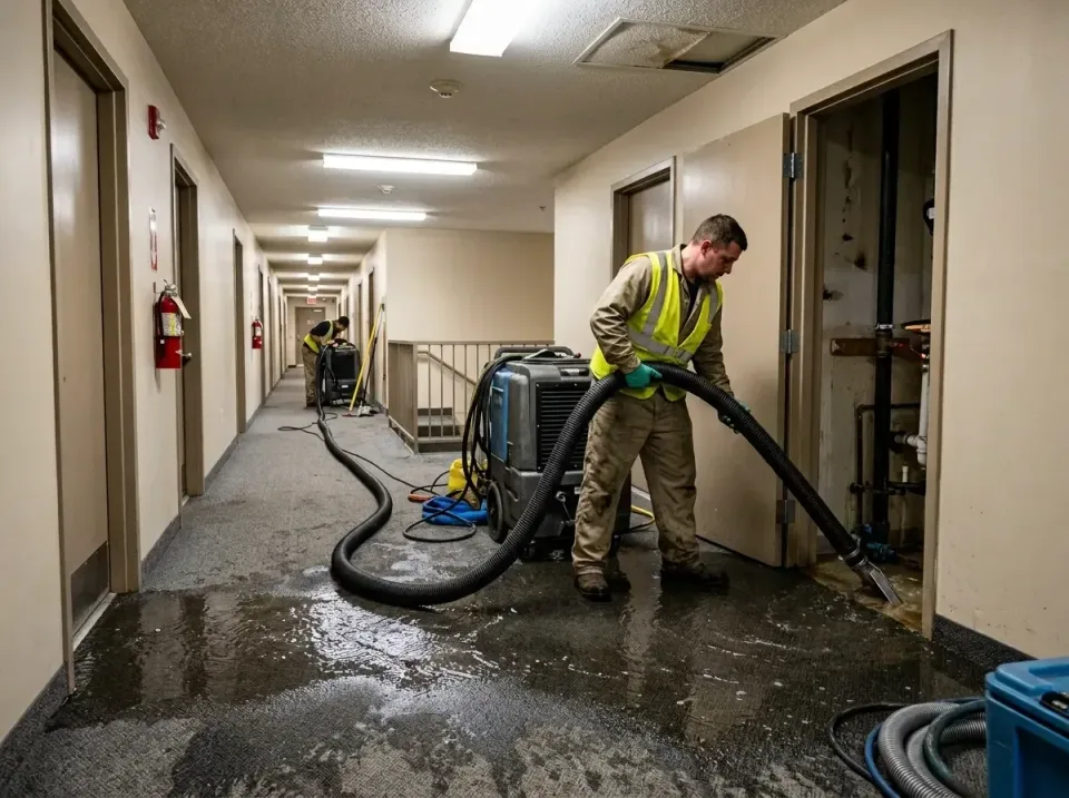 multi-unit-apartment-hallway-f-005 — frequently asked questions, Emergency Burst Pipe Water Extraction & Removal in Issaquah…